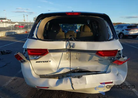 2016 Honda Odyssey Se z USA, uszkodzony, nr VIN 5FNRL5H32GB143831